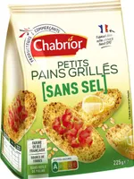 Petits pains grillés sans sel
