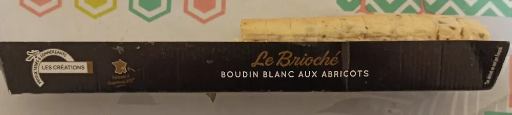 Le brioché Boudin blanc aux abricots