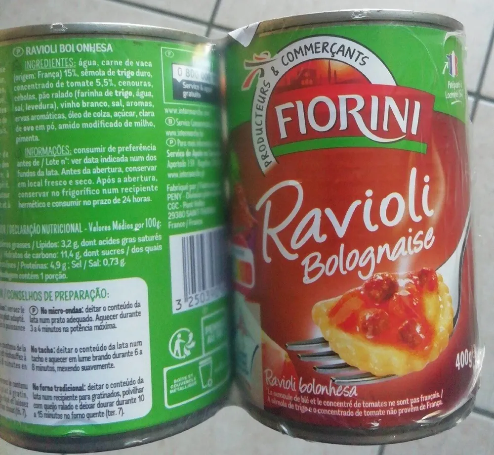 Ravioli bolognaise