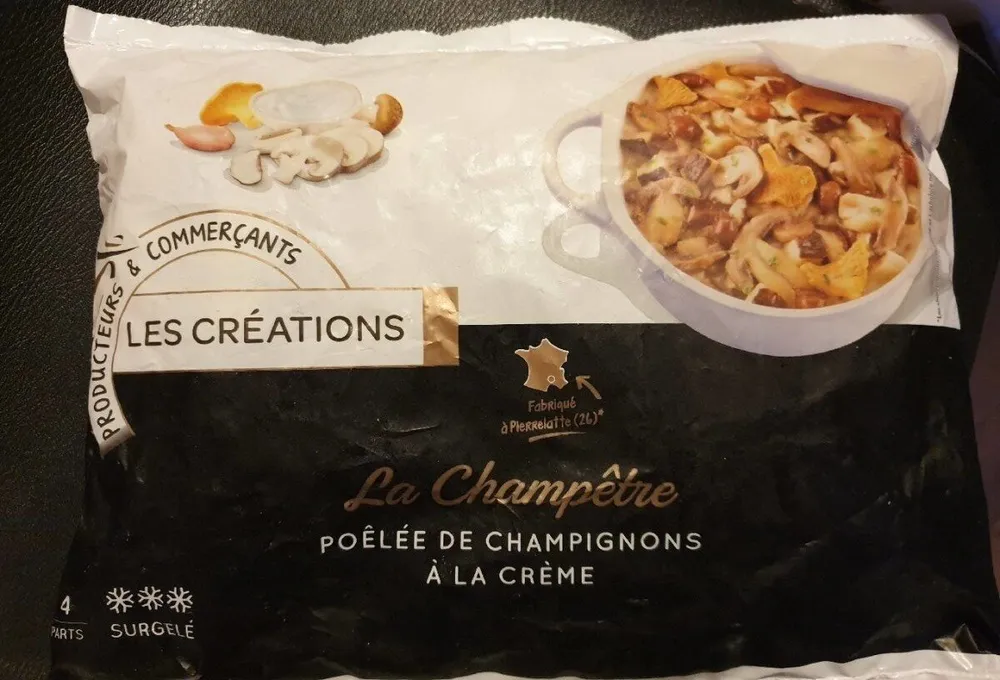 PFA - Poêlée champignons à la crème - La champêtre