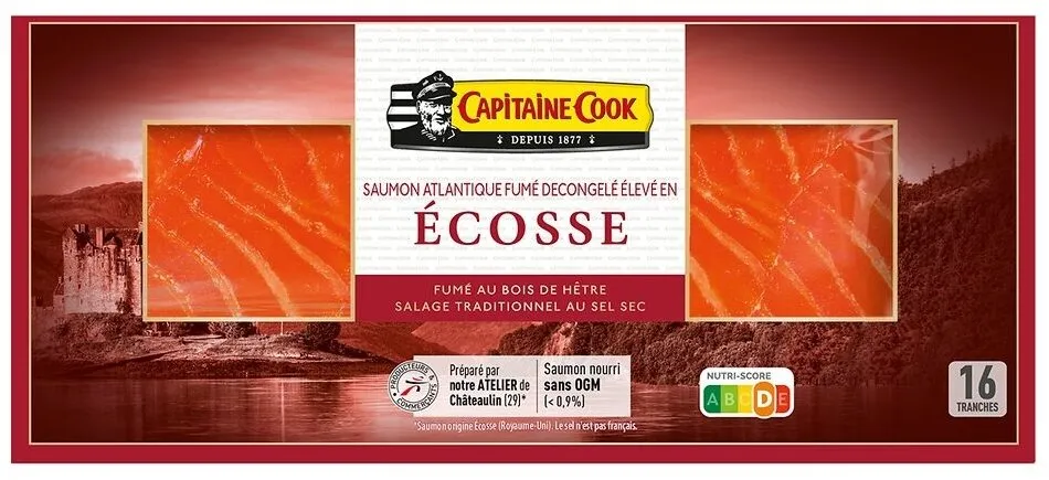Saumon fumé Ecosse 16tr - 440g (promo noël)