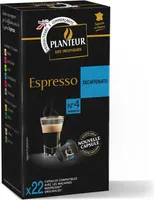 Capsules de café espresso décaféinées