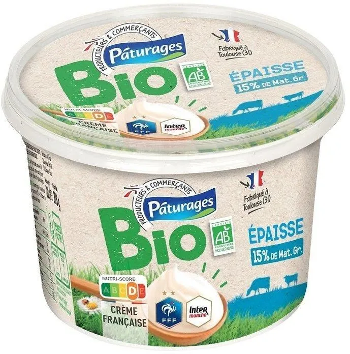 Specialite laitiere bio 15% mg epaisse 20cl
