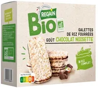 Galette riz complet fourrage choco noisettes BIO - 120g