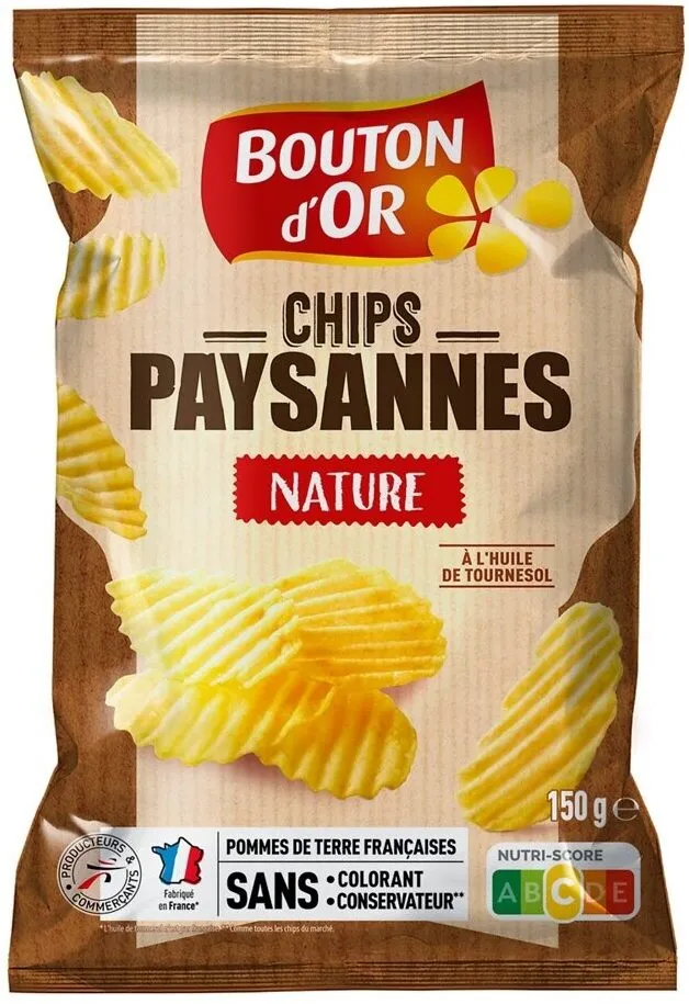 Chips paysannes nature