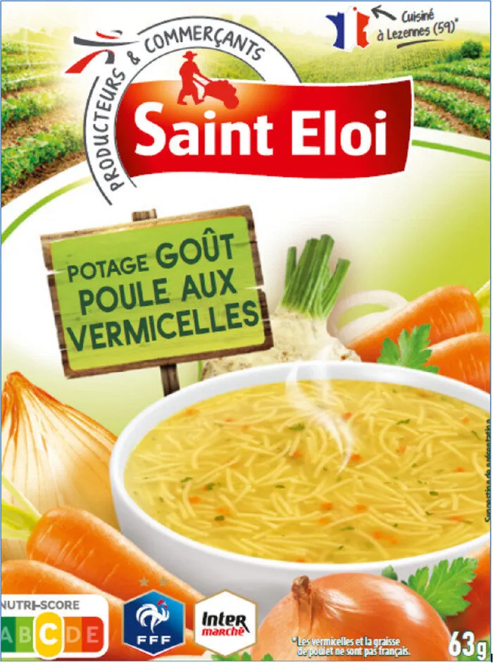 Potage goût poule aux vermicelles
