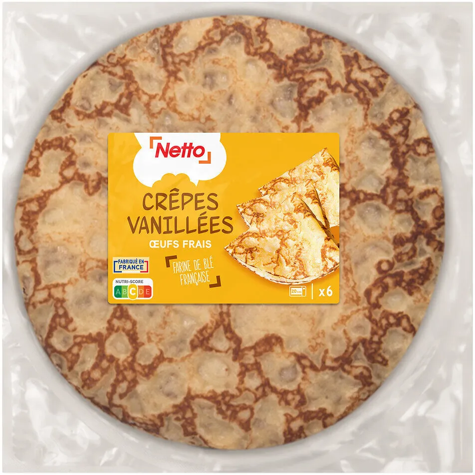 Petites crepes sucrees vanillees 240g