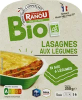 LASAGNES AUX LEGUMES BIO