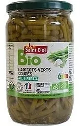 Haricots verts coupés extra fins persillés BIO 72 cl