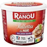 Rillettes du mans sans graisse ajoutee 220g