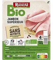Jambon sup bio dd csn 4t 140g ranou