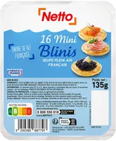16 mini Blinis