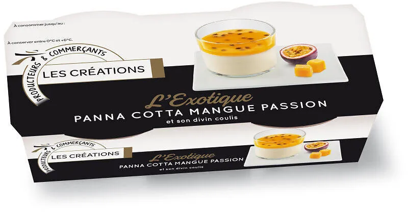 Panna cotta mangue passion