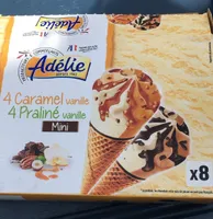 Mini ; carzmel vanille 4 praline vanilke