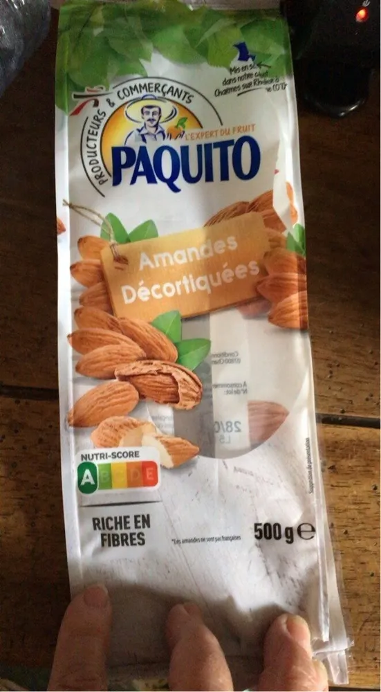 Amandes décortiquées