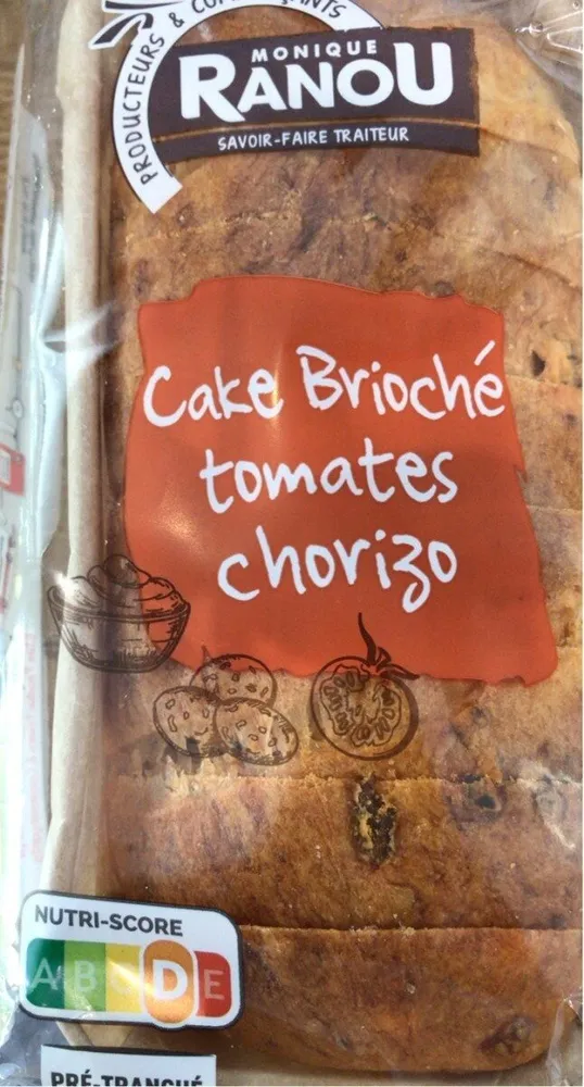 Cake brioché tomates chorizo