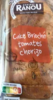 Cake brioché tomates chorizo