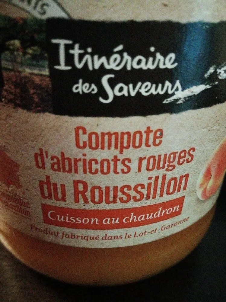 Compote d’abricot rouge du Roussillon