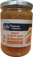 Compote de pêches jaunes du Roussillon