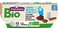 Crème dessert BIO chocolat - dès 8 mois