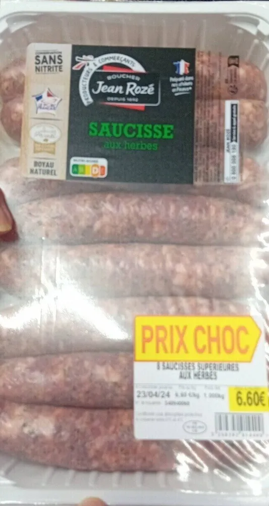 Saucisse supérieur aux herbes
