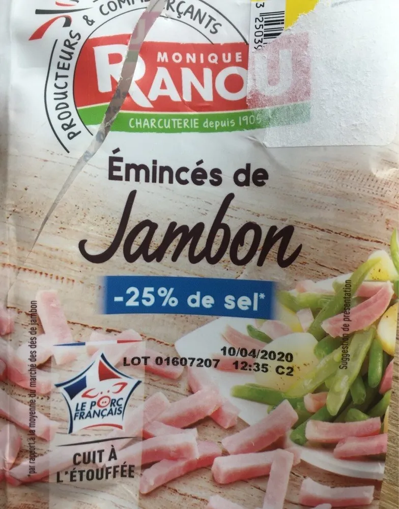 Emincés de jambon