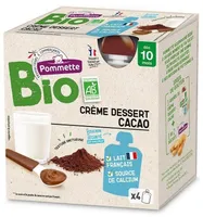 Gourde BIO Crème dessert cacao - 340g (4x85g) - 10 mois
