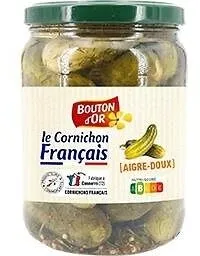 Cornichons gros français aigre-doux 450g