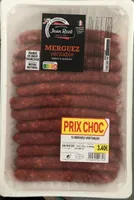 Merguez veritable boeuf agneau