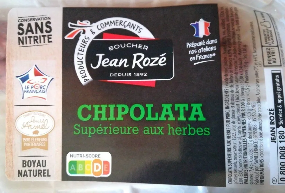 Chipolata supérieure aux herbes