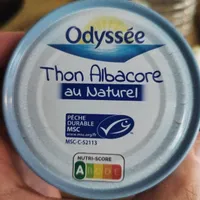 Thon albacore précuit au naturel bloc MSC 200g 140g (1/4)