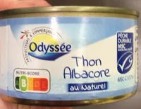 Thon albacore précuit au naturel bloc MSC 132g 93g (1/6)