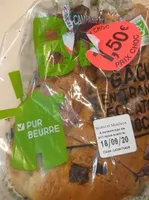 Gache en tranche éclats de noisette