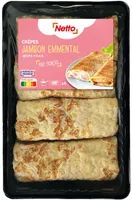 Crêpes fourrées jambon fromage 4*100g