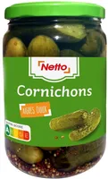 CORNICHONS Aigre doux NETTO 360G