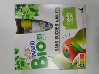 GOURDES Purée de fruits Pommes poires SSA - BIO - 4 x 90 g - Adulte