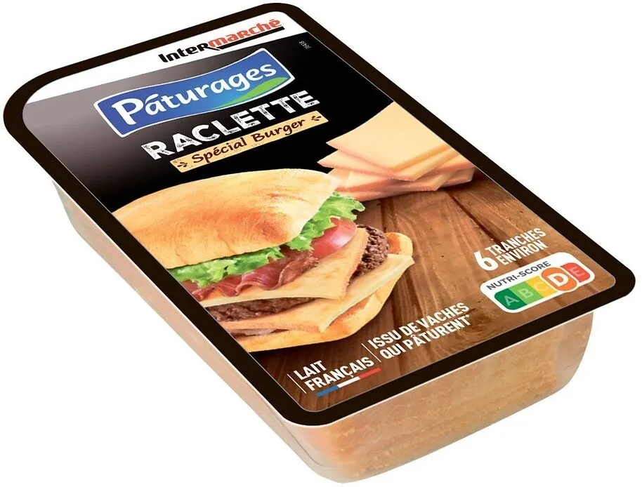 Raclette spéciale burger tranches 140g