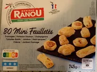 80 Mini feuilletés 745g