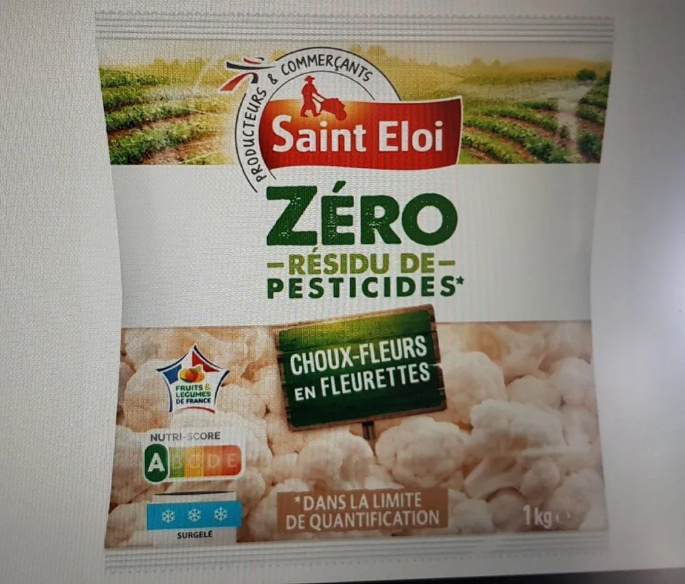 Saint eloi choux fleurs zéro résidu de pesticides