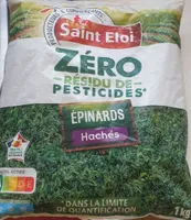 Épinards haché 0 résidus de pesticides
