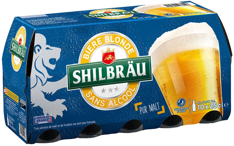 SHILBRAU Bière sans alcool <0.5 10x25 cl