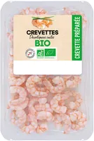 Crevettes decortiquees cuites bio 100g