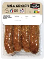 4 saucisses fumées - 500g environ