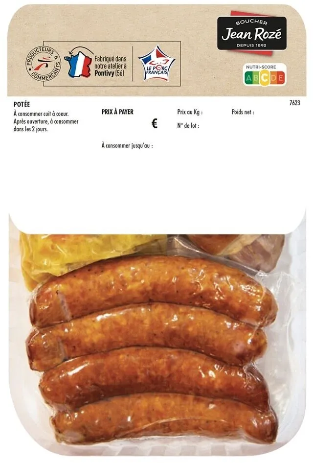 Potée cuisinée familiale - 800g environ