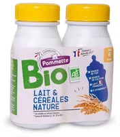 Laits & Céréales nature BIO 2*250ml - 6 mois