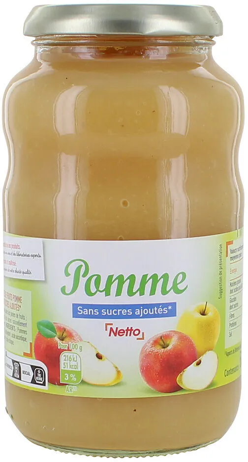 BOCAL PUREE DE FRUITS Pommes SSA - 570 g - 580ml