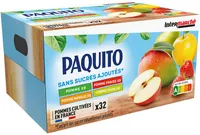 GOURDES Spécialité de fruits MULTIVARIETES (pommes, fraises, poires, mangues) SSA - 32 x 90 g - Adulte