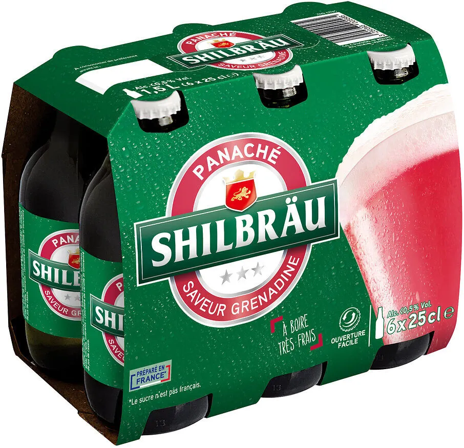 SHILBRAU Panaché Grenadine 6x25cl <0.5%