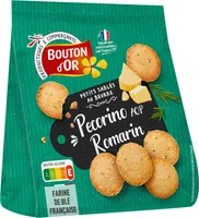 Petits sablés au beurre - Pecorino Romarin