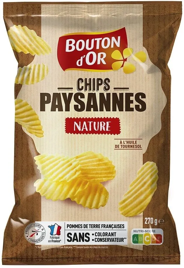 Chips paysannes nature
